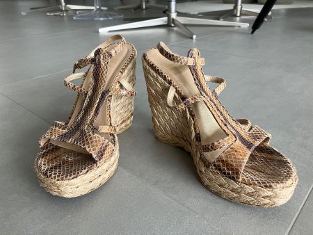 Stuart Weizman - sandales à talon compensé