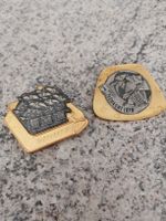 2 Fasnachtsplakette 1970/1981 Jahre, Vintage Rarität!