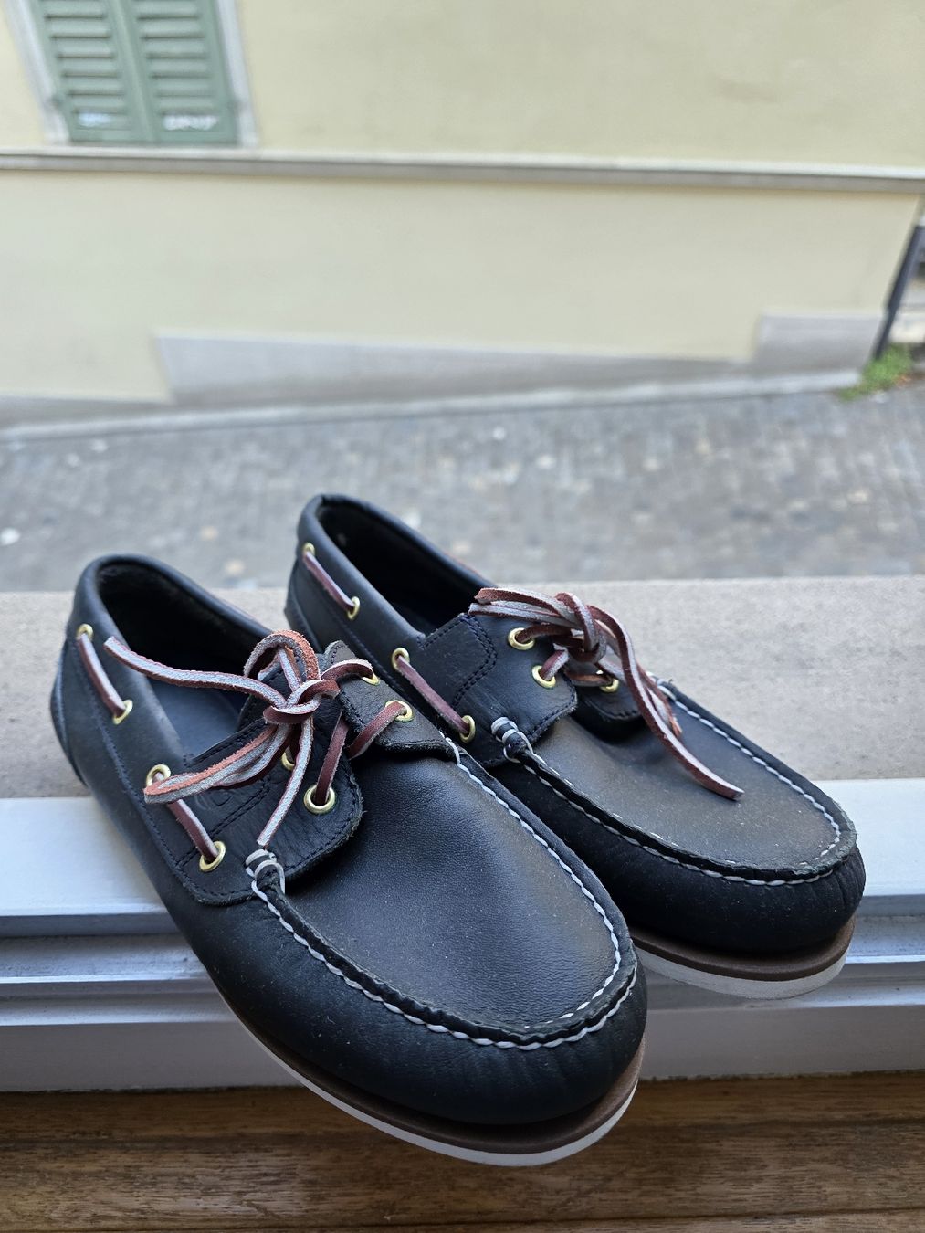 Timberland Scarpe da uomo: Timberland Bootsschuhe  – Nuovo (secondo la descrizione) da Zürich venduto da diekorni4 6