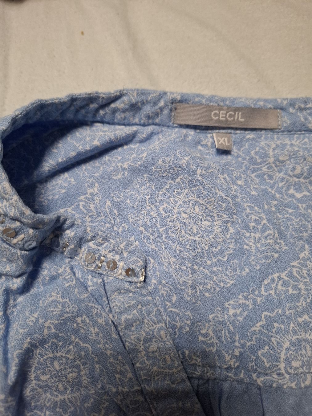 Cecil Camicette: Blusenshirt Gr. XL/42, Cecil, hellblau – Usato da Urtenen-Schönbühl venduto da nerdgirl 1