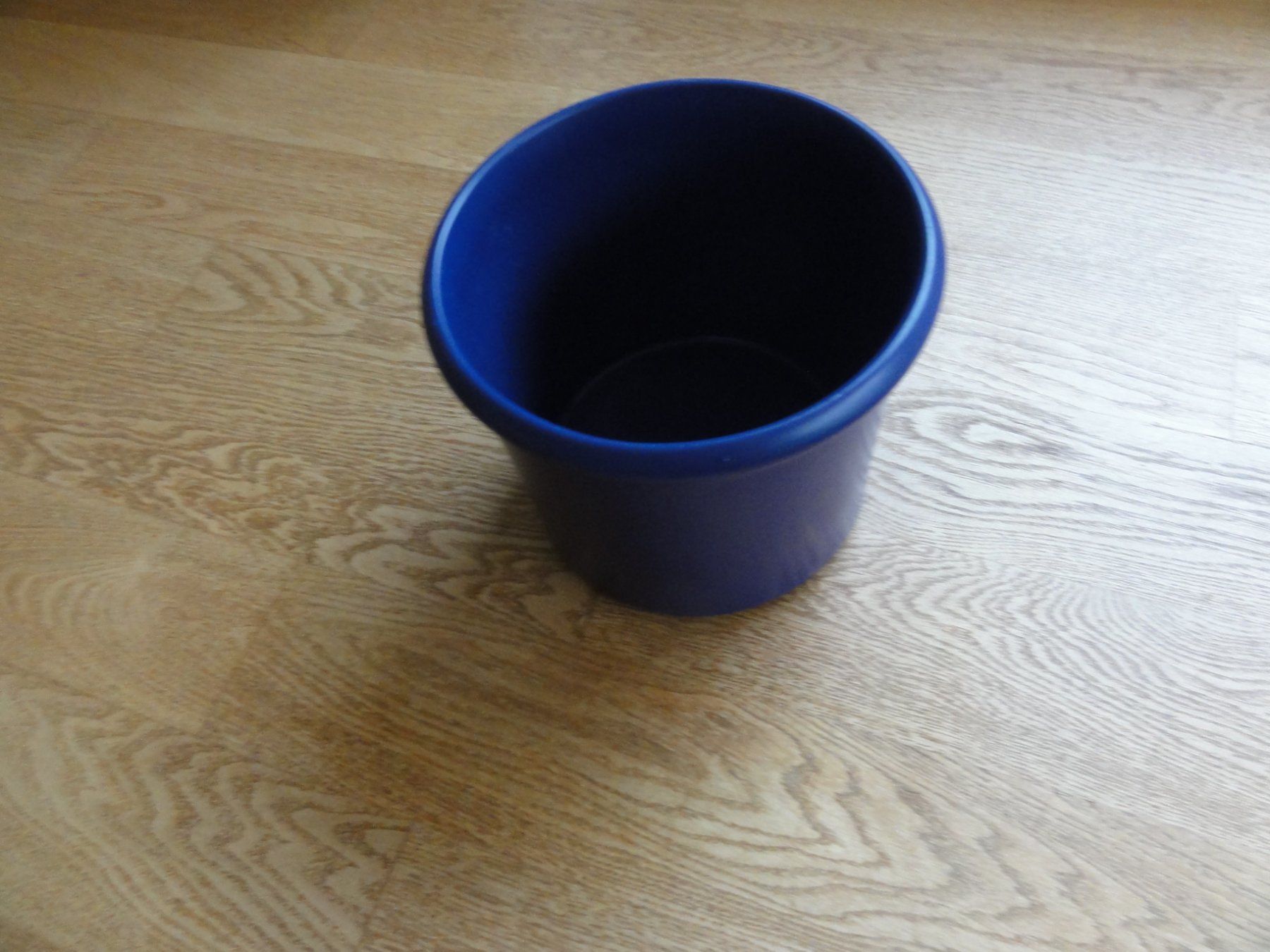 Blumentöpfe: Pflanzentopf /Cache-Pot blau, Höhe 22 cm – Gebraucht aus Riedholz von Taweva 1