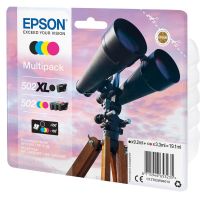 Epson C13T02W64010 Multipack 502XL Patronen B/C/M/Y 28,4ml