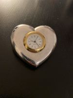 Montre coeur vintage argentée et dorée