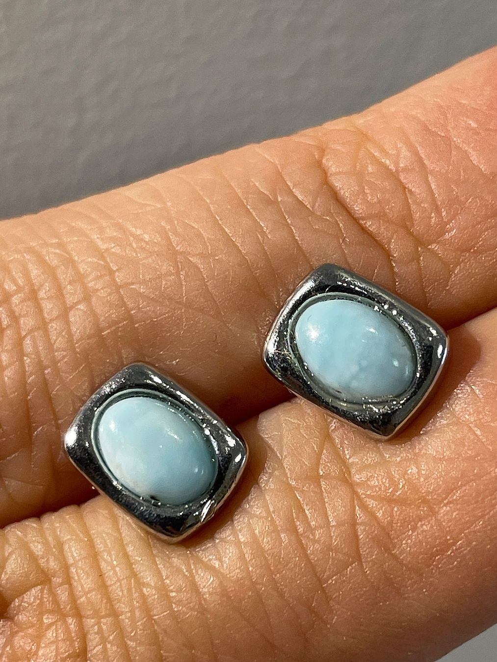 Orecchini pendenti & Orecchini a lobo: S925 Stift, Larimar-Ohrringe, Edelstein-Ohrringe – Nuovo e nell'imballaggio originale da Schiers venduto da sisikristall 2