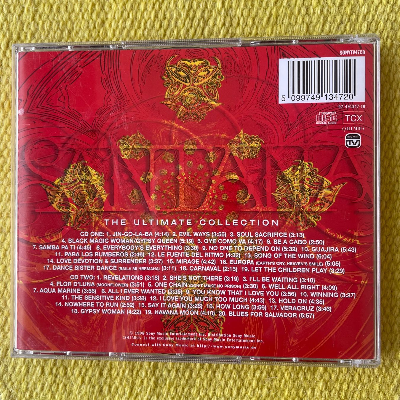 CD: SANTANA-2CD THE ULTIMATE COLLECTION – Usato da Rorschacherberg venduto da CD-Roli 1