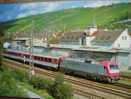 Elektro-Versuchslok 127 001-6 Eurosprinter vor IC 13 ''PAGAN