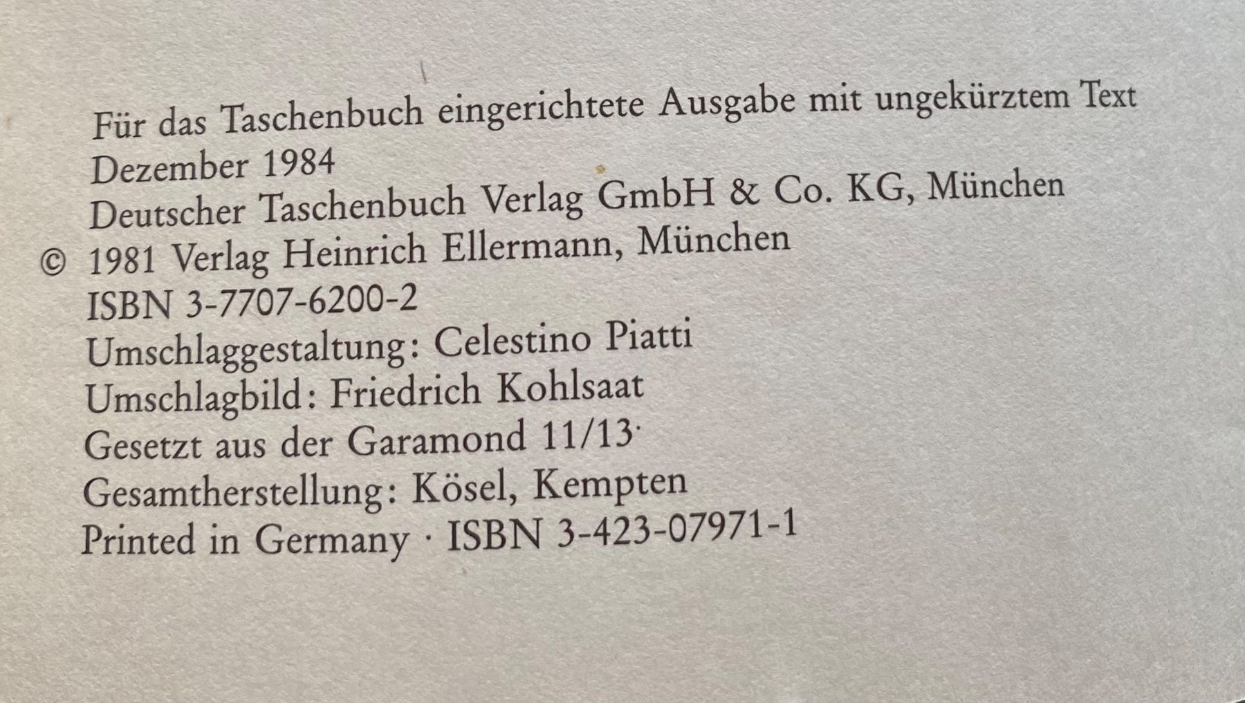 Libri: David und das Krankenhaus / 1984 – Usato da Nussbaumen AG venduto da schuba2000 2