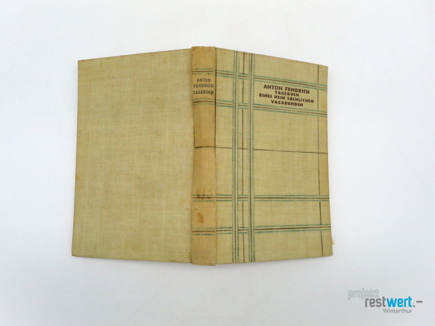 Libri: ANTON FENDRICH - Tagebuch – Usato da Winterthur venduto da Restwert_Winterthur 1