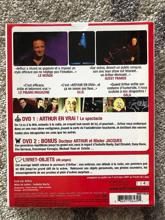 Tutti i DVDs: Coffret 2 DVD d’Arthur neufs – Nuovo (secondo la descrizione) da Chailly-Montreux venduto da Chanpan 1