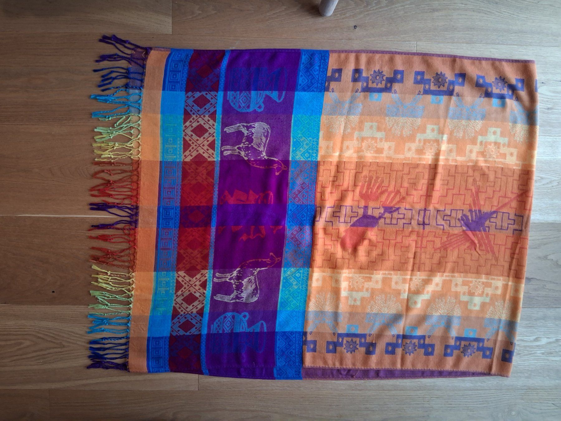 Foulard & Sciarpe: Écharpe péruvienne multicolore motifs incas – Nuovo (secondo la descrizione) da Corcelles-le-Jorat venduto da anggelaz 2