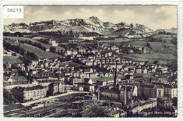 St. Gallen mit Säntis
