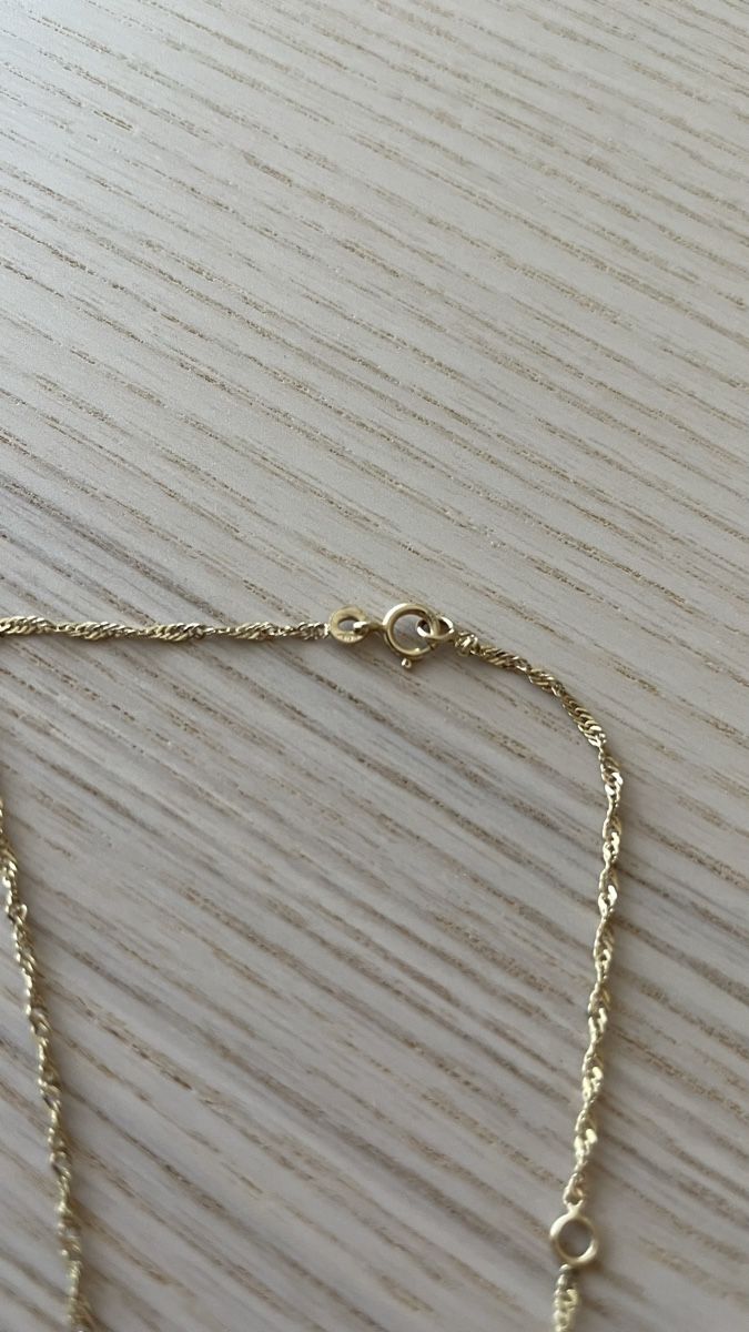 Ketten: Chaîne en or 9ct maille Singapour 43,5cm – Gebraucht aus Satigny von Pauline_1987 2