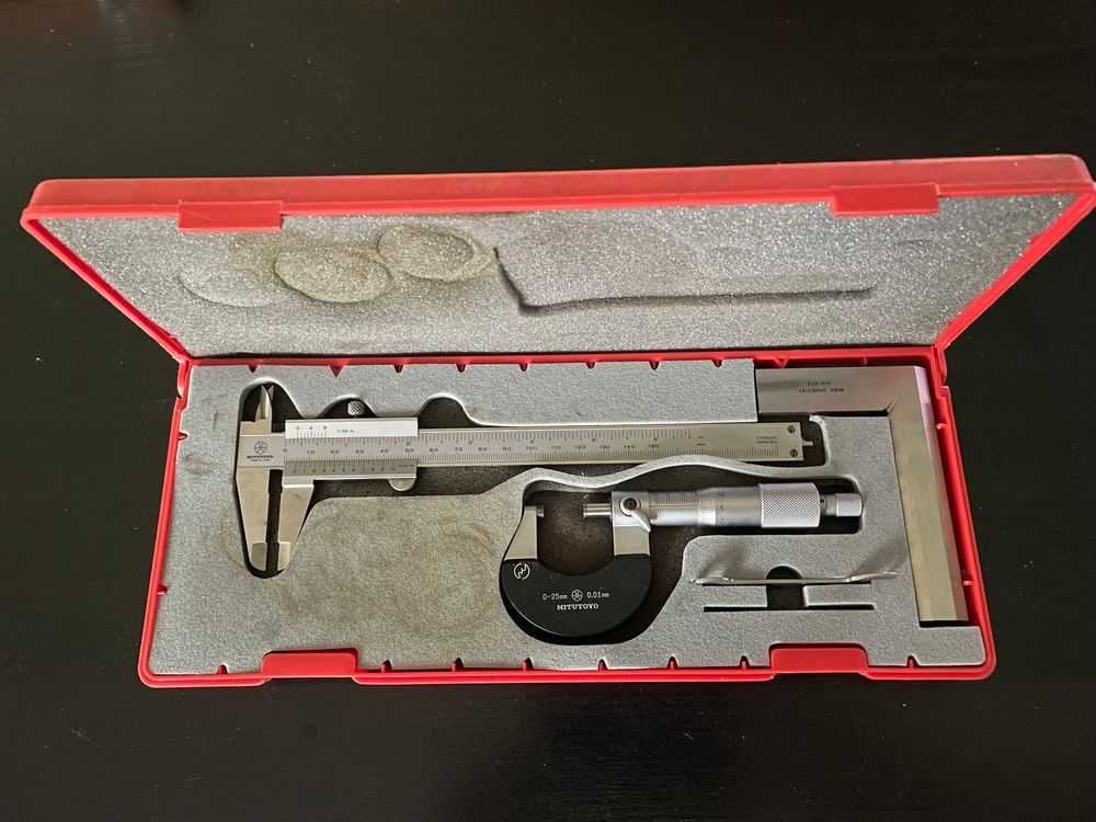 Telituny Nassfilmkamm Edelstahl - Präzisions-Messgerät Für Farbdicke 25-3000 µm