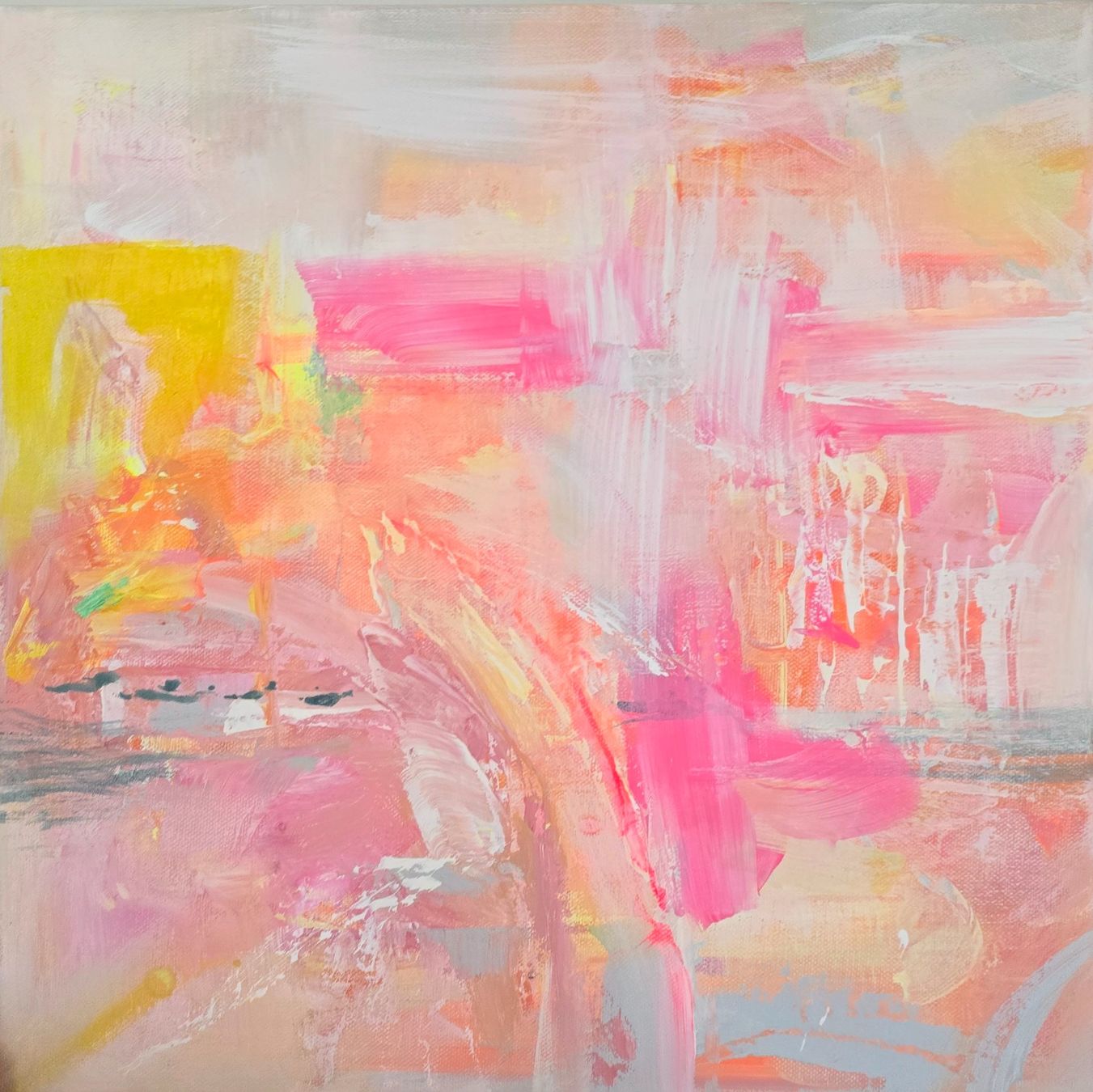 Tableaux: Neonbild Gemälde auf Leinwand 40 cm, Unikat!!! – Neuf avec emballage d'origine à Beinwil am See par Superchance