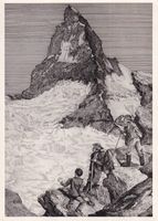 Zermatt  VS  -   Matterhorn-Besteigung / Wymper & Co um 1936