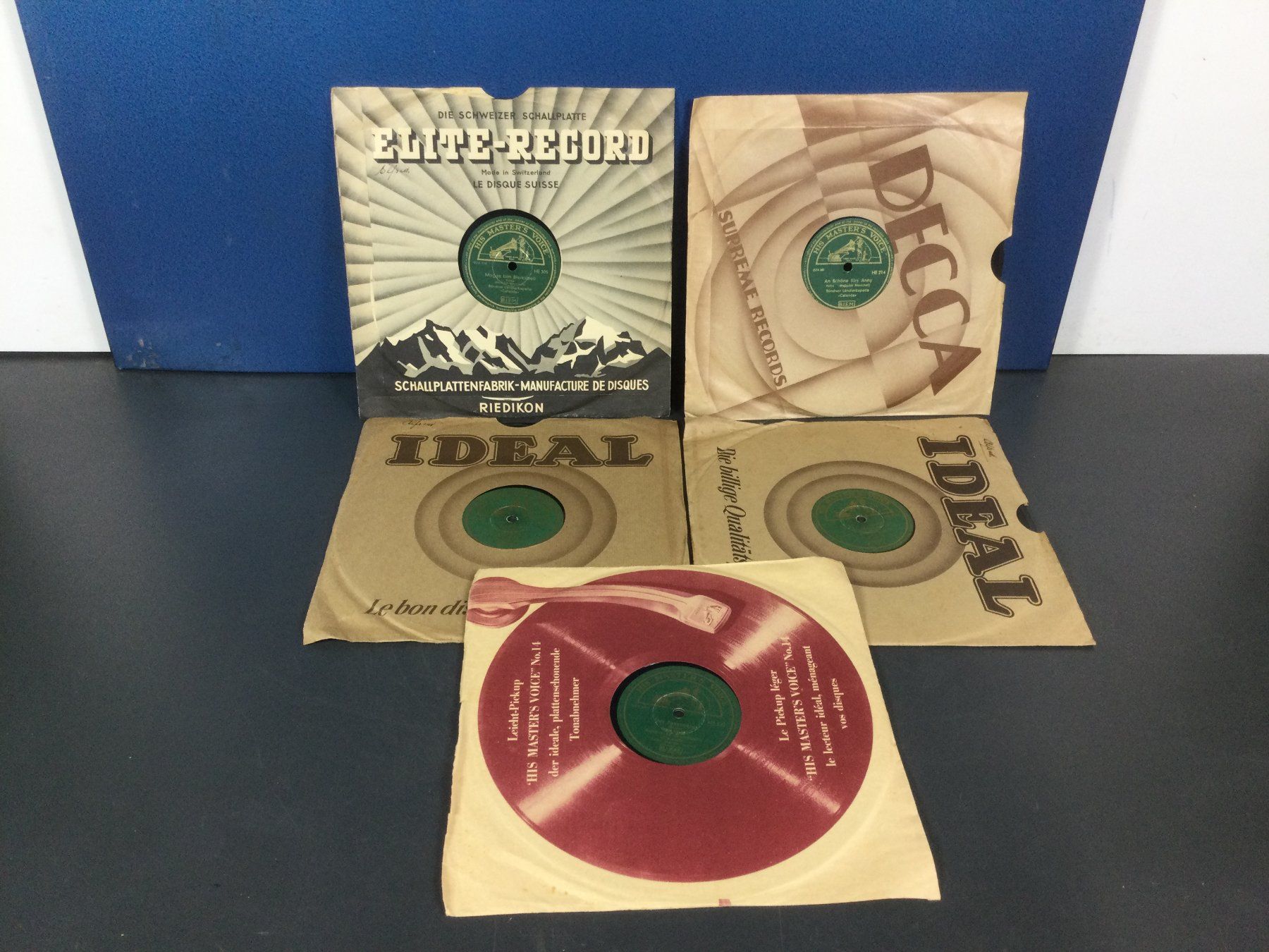 Vinyles: Schellackplatten Bündner Studenta Kappelle Calanda – D'occasion à Wangen SZ par kuriosum12