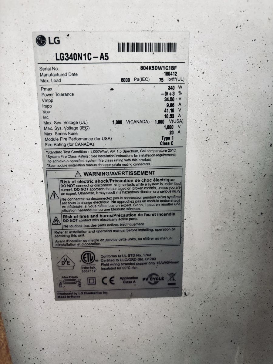 LG Dispositivi a energia solare: lg Solarpanel – Usato da meiringen venduto da Vlinder01 1