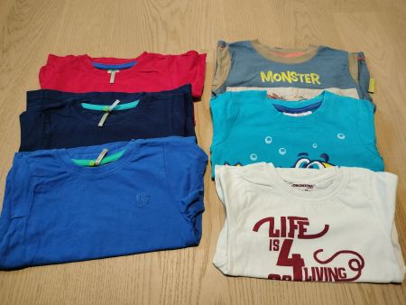 6x T-Shirt Grösse 86/92