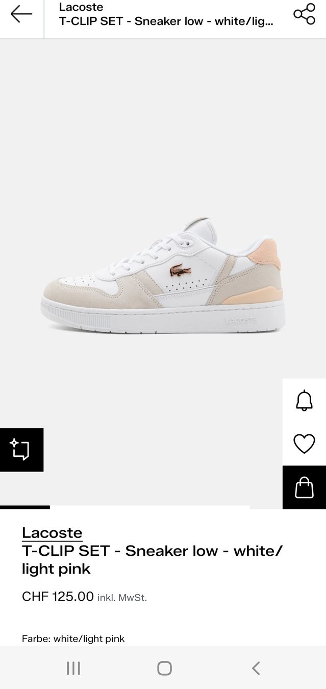 Lacoste Scarpe da donna: Lacoste T-Clip Sneaker, Neu, Grösse 39 – Nuovo (secondo la descrizione) da Meilen venduto da Angelinaa98 1