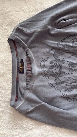 Rude Riders Pullover grau Grösse S neuwertig
