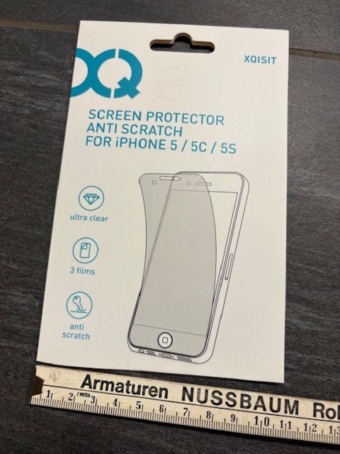 Ritocchi & pellicole di protezione: Screen Protector Anti Scratch for iPhone 5 / 5C / 5S – Nuovo e nell'imballaggio originale da Pfäffikon ZH venduto da GZHDZV