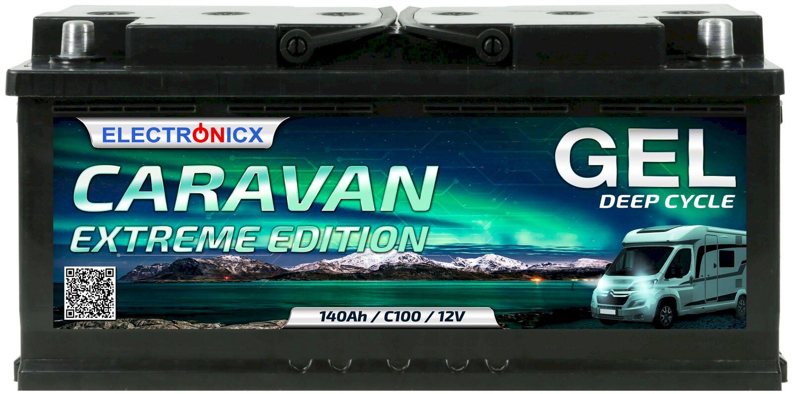 Batterie: Electronicx Caravan EXTREME 140 AH 12V – Nuovo e nell'imballaggio originale da Bottighofen venduto da zaap 4