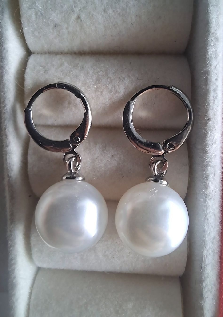 Orecchini pendenti & Orecchini a lobo: Boucles d'oreilles perles argent 925 neuves – Nuovo (secondo la descrizione) da Genève venduto da a_t_g5kq