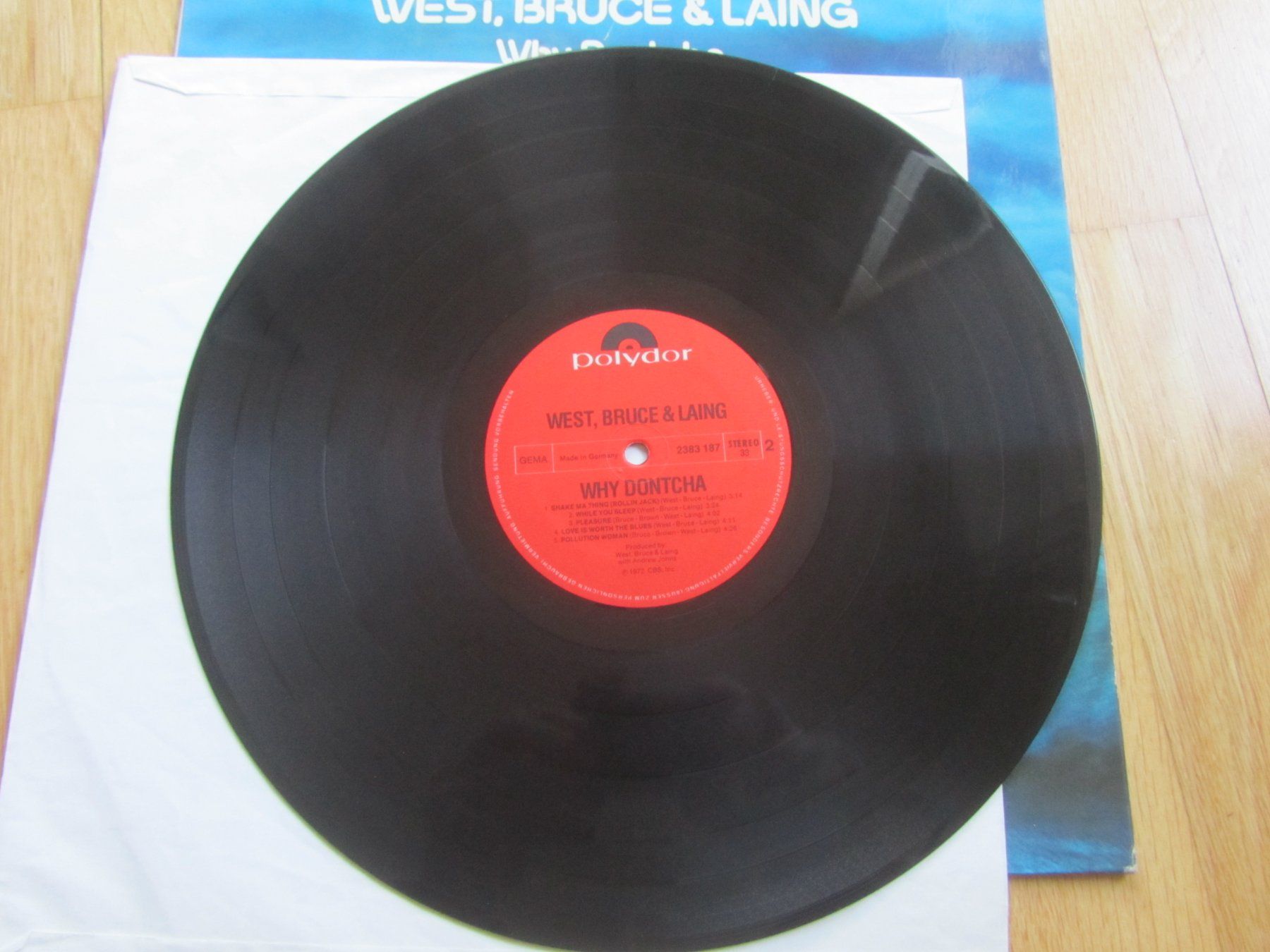 Dischi in vinile: West, Bruce & Laing - Why Dontcha,   Blues-Rock LP – Usato da Seengen venduto da mikelele 2