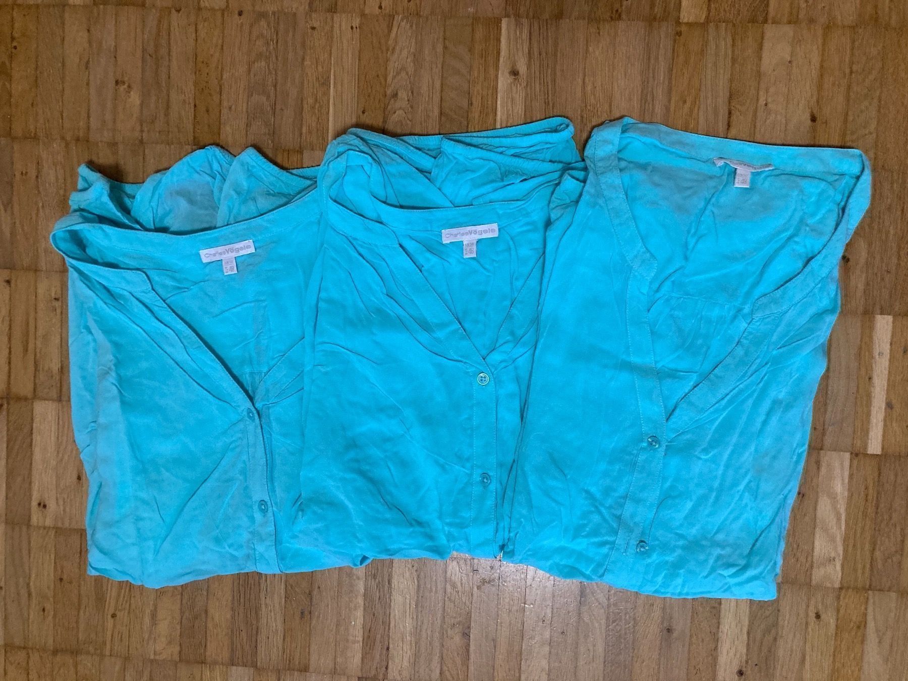 Blusen: 3x hellblaue Bluse Gr. 48 – Gebraucht aus Thun von Vans_98 3