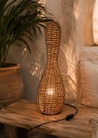 Dekorative Lampe, geflochten, Tischlampe,