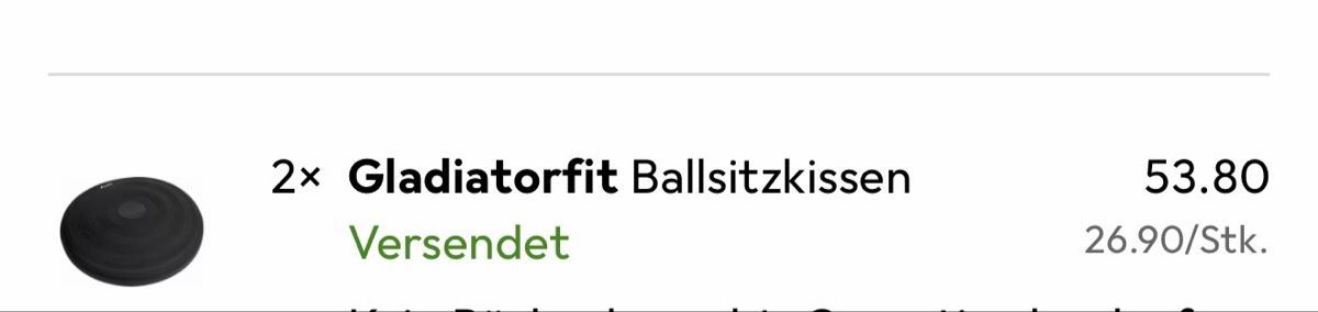 Cuscini: Balance Trainer Gladiatorfit Ballsitzkissen – Nuovo (secondo la descrizione) da Hasle LU venduto da Aentlibuecher_91 1