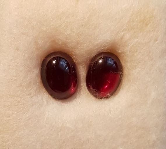 Pierres précieuses: Granat Rodolite Paar 5.43ct REDUZIERT – Neuf avec emballage d'origine à zuerich par Jewlsdesign
