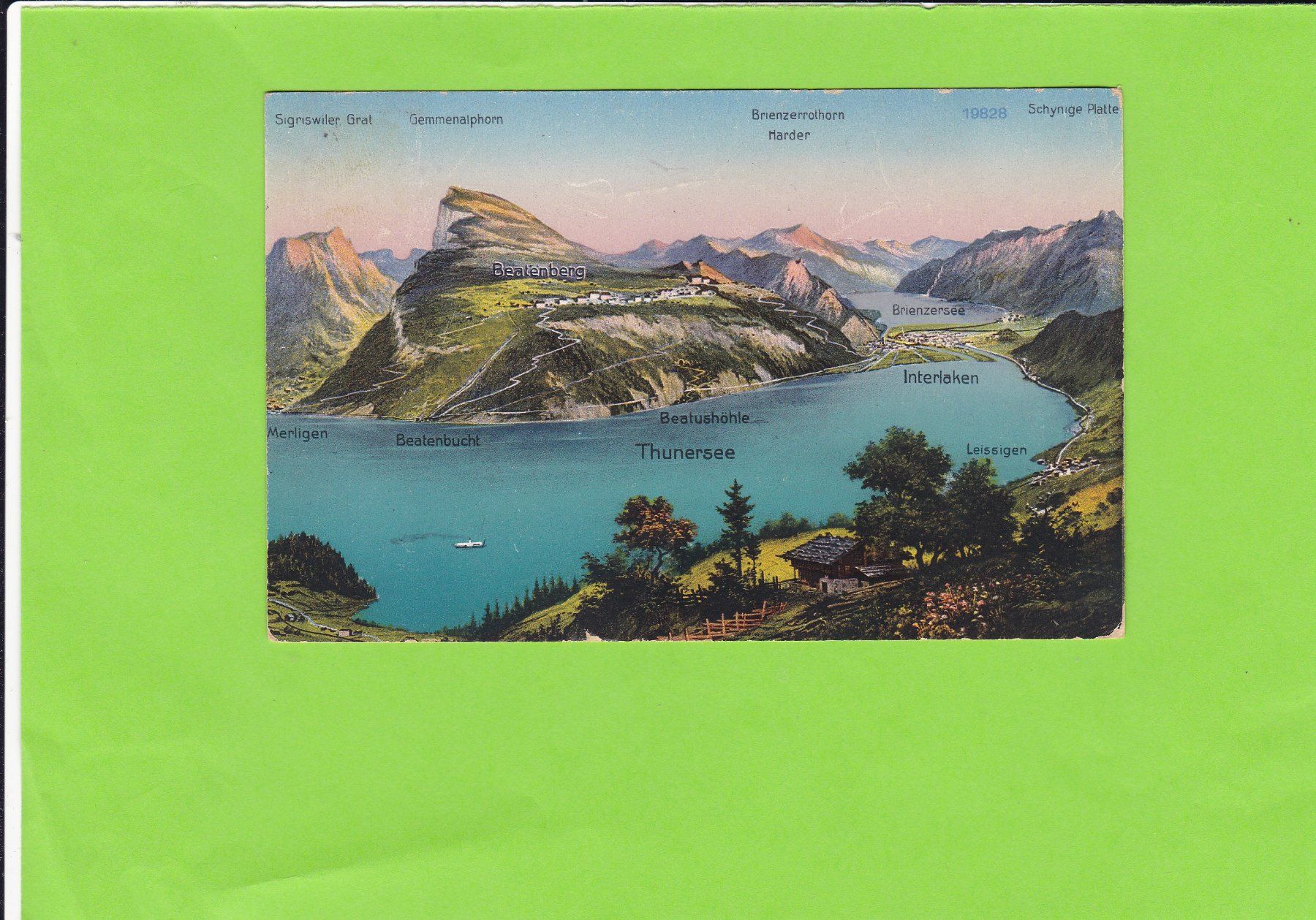 Cartoline postali: Thunersee – Usato da St. Peterzell venduto da neckertal