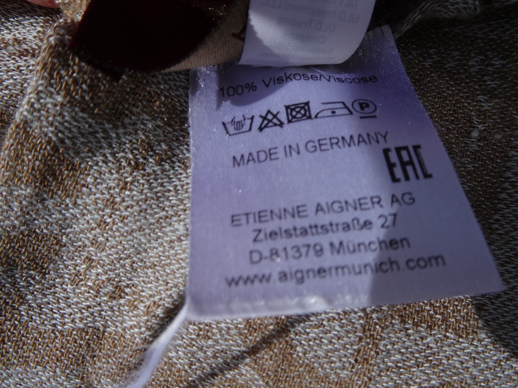Aigner Foulard & Sciarpe: Aigner Schal beige creme braun – Usato da Winterthur venduto da blumeblau77 3