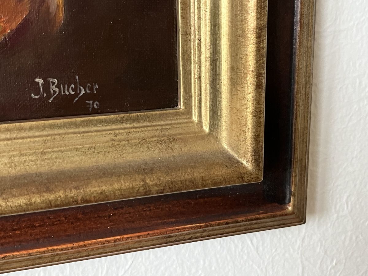 Dipinti: Ölgemälde von J. Bucher 1970 – Usato da Horgen venduto da Grizzly83 8