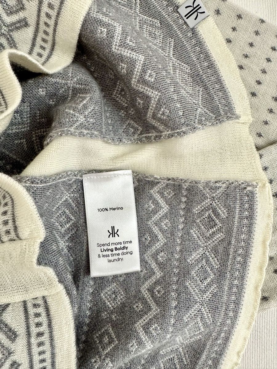 Maglioni & Felpe: Winter Pullover, 100% Merino, Grau/Weiss, Gr. S Top! – Nuovo (secondo la descrizione) da Zollikon venduto da _M65_ 4