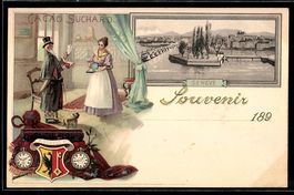 Litho Geneve, Cacao Suchard, Blick auf k