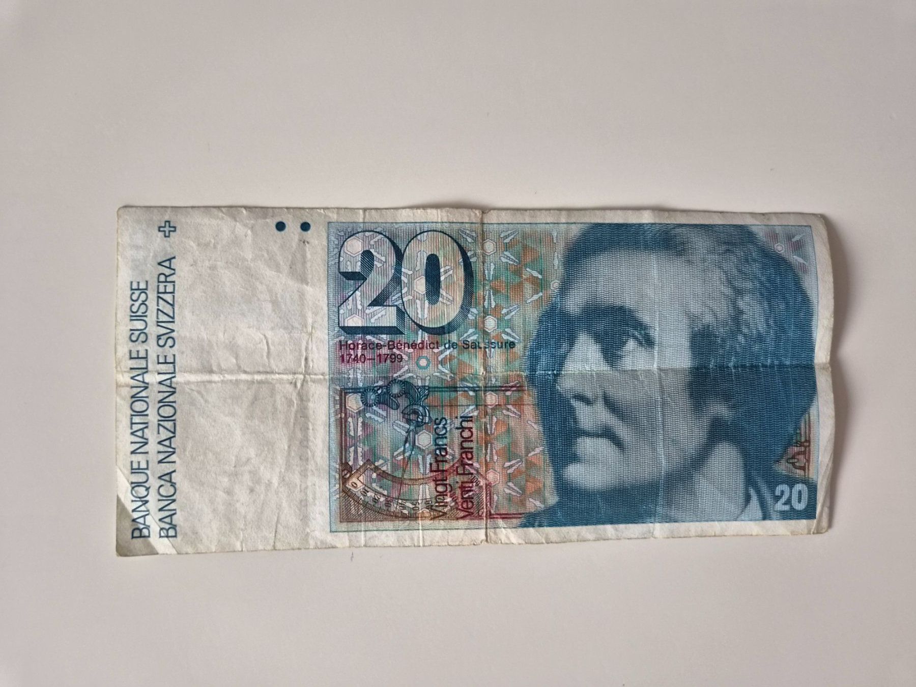 Billets de banque: Schweizer Banknote | CHF 20.00 – D'occasion à Seewen SZ par c_smmrschh