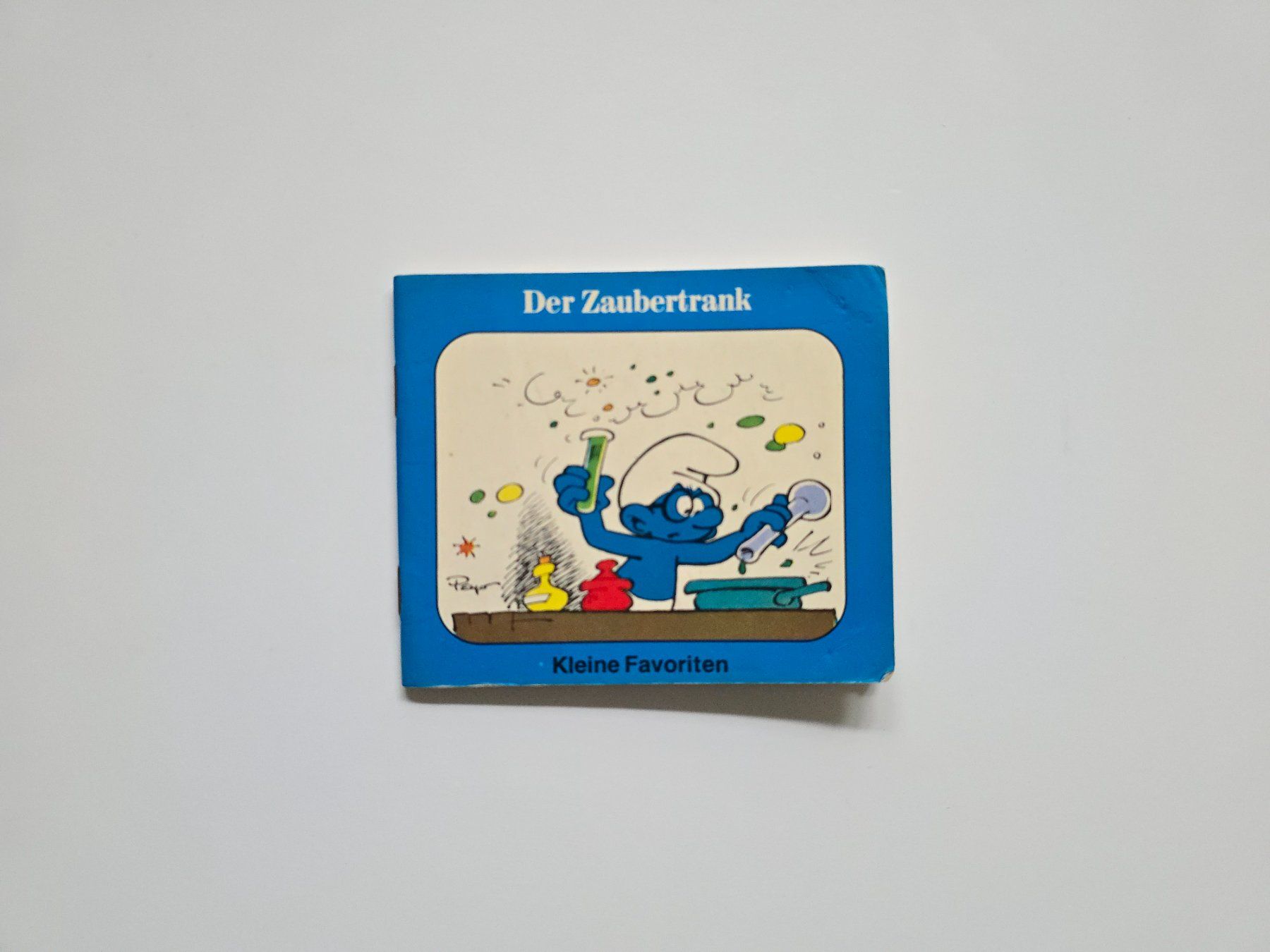 Livres: Altes Mini Büechli Schlümpfe - Der Zaubertrank 1983 – D'occasion à Dättlikon par Wundertuete_