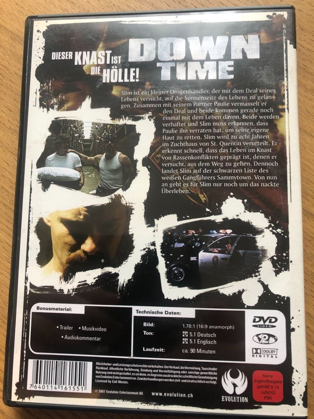 Tutti i DVDs: Down Time - Dieser Knast ist die Hölle – Usato da Seewen SO venduto da Harvest8 1