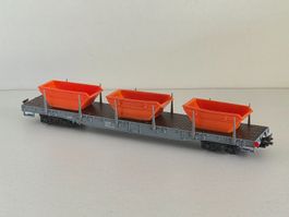 RhB Rungenwagen Mulden Spur N