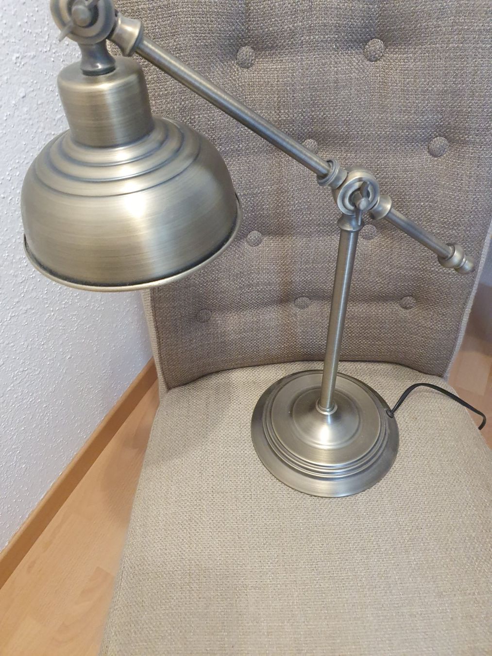 Lampen: Tischlampe  verstellbar Metall – Gebraucht aus Klingnau von Fee1960 1