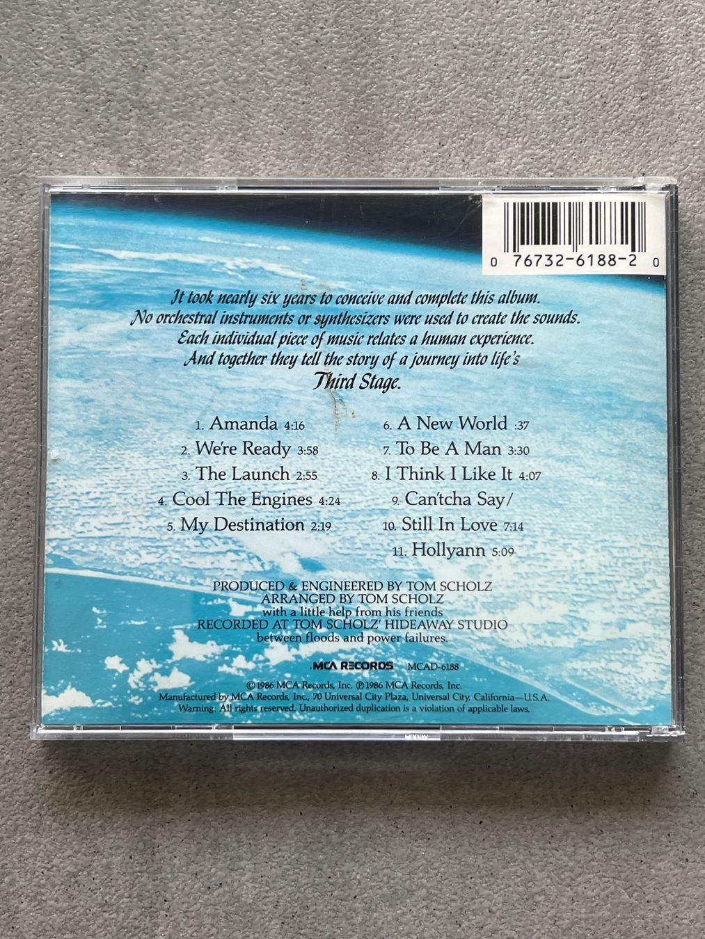 CD: Boston « third Stage » – Usato da Bouveret venduto da Feelgoodtrading 1