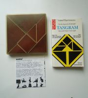 Tangram (Holzspiel) und Tangram Buch