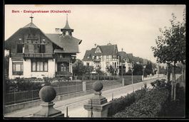 Bern, Blick auf die Ensingerstrasse mit 