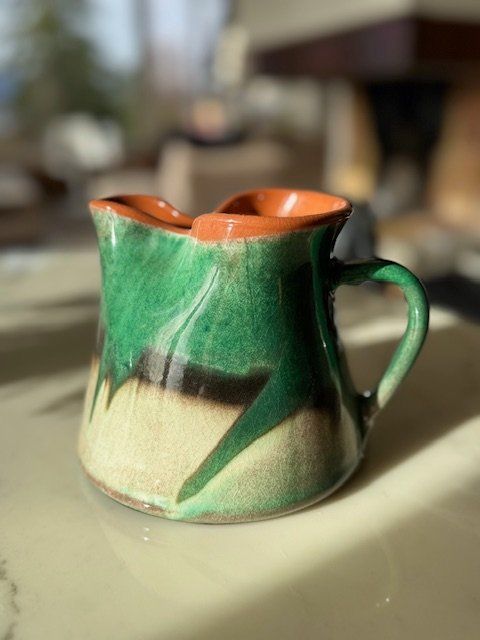 Karaffen: Cruche à eau en céramique émaillée – Neu (gemäss Beschreibung) aus Zürich von catherinegisele