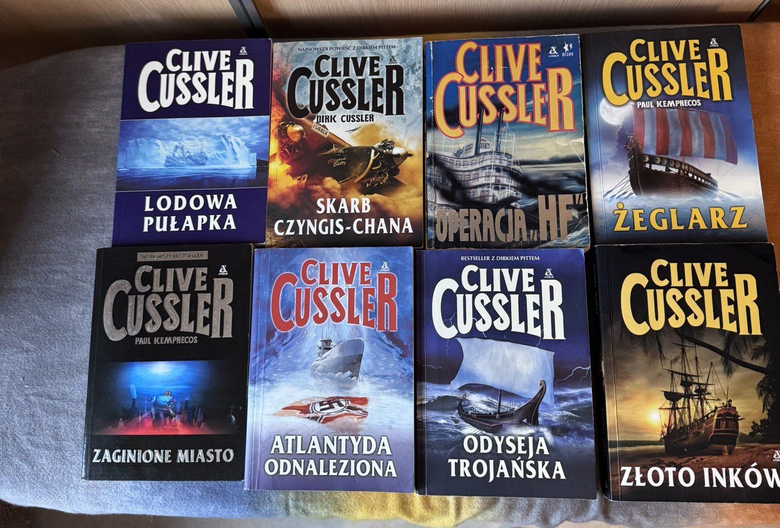 Libri: Polski/Polnisch-Clive Cussler 12x – Usato da Watt venduto da Rog48