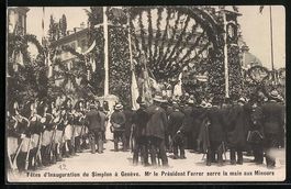 Genève, Fêtes d'Inauguration du Simplo