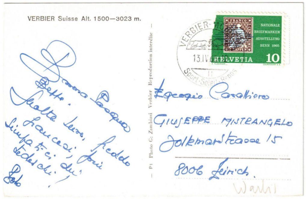 Cartoline postali: Verbier - 5 Bild AK – Usato da Binningen venduto da Mountainrider 1