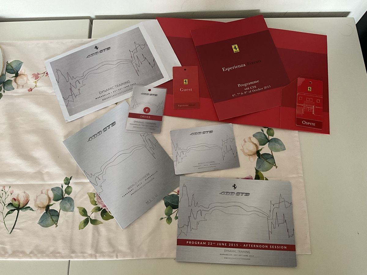 Ferrari Plaketten & Abzeichen: Ferrari 488 GTB Event Souvenirs – Neu (gemäss Beschreibung) aus Zürich von thovala